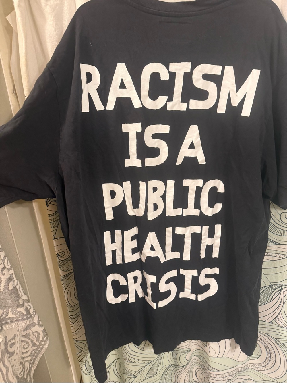 CHNGE racism is a public health crisis t-shirt Black size 4x